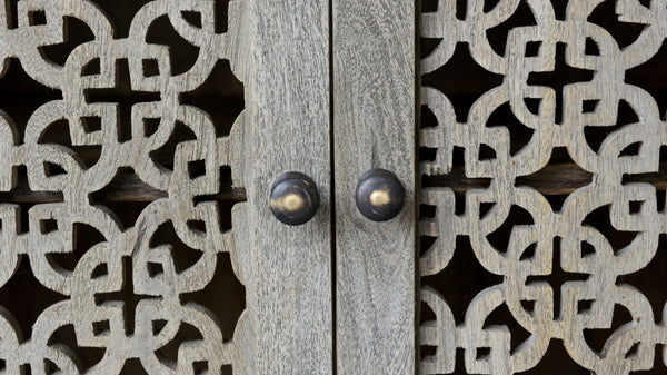 Moti Halle 2-Door Hand-carved Sideboard 43009016