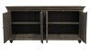 Moti Carter Eagle 4-Door Sideboard, Distressed Gray Finish 43009021