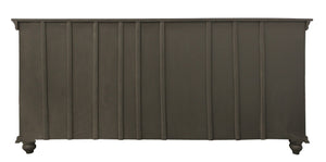 Moti Carter Eagle 4-Door Sideboard, Distressed Gray Finish 43009021