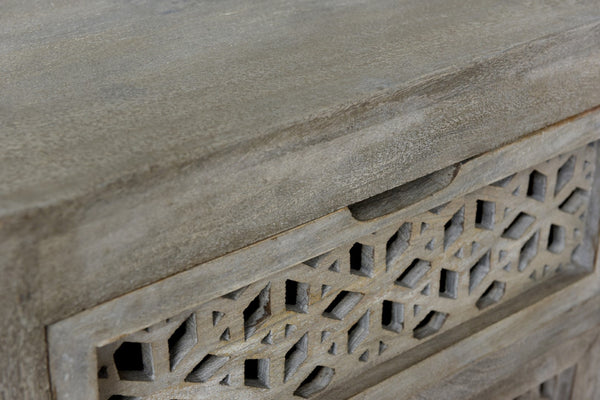 Moti Halle 5-Drawer Hand-carved Tall Chest 43015002