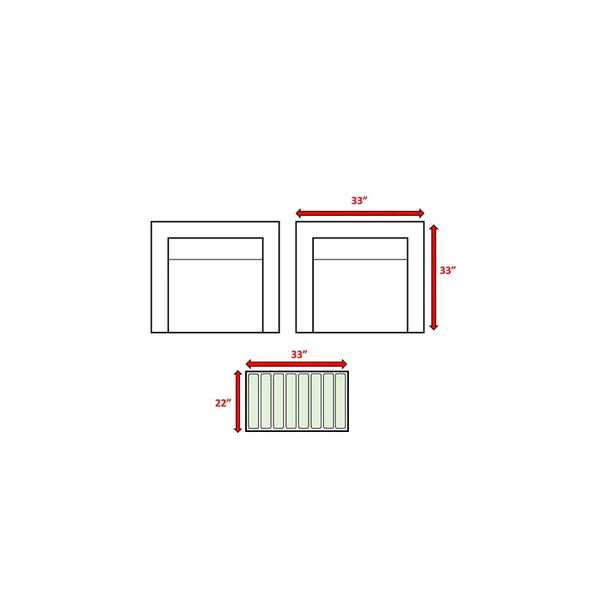English Elm Chic Rattan Wicker 3-Piece Outdoor Conversation Set — Fully Assembled, Plush Removable Cushions, Weather-Resistant Elegance B120S00023