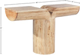 Tee Oak Console Table 430Oak-T Meridian Furniture