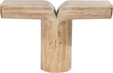 Tee Oak Console Table 430Oak-T Meridian Furniture