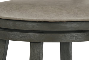 OSP Home Furnishings Swivel Stool 30" Dove / Antique Grey