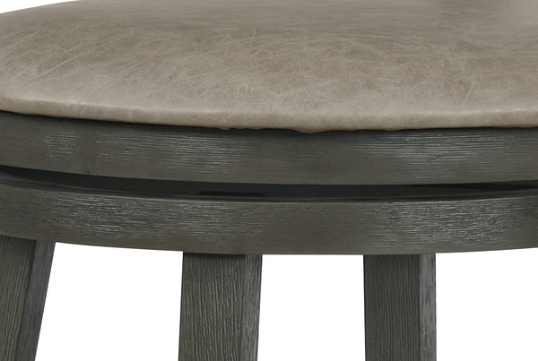 OSP Home Furnishings Swivel Stool 30" Dove / Antique Grey