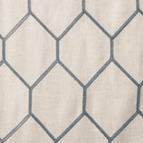 Madison Park Brooklyn Modern/Contemporary Metallic Geo Embroidered Curtain Panel MP40-4361 Grey