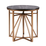 Madison Park Madison Mid-Century End Table MP120-0175 Antique Bronze