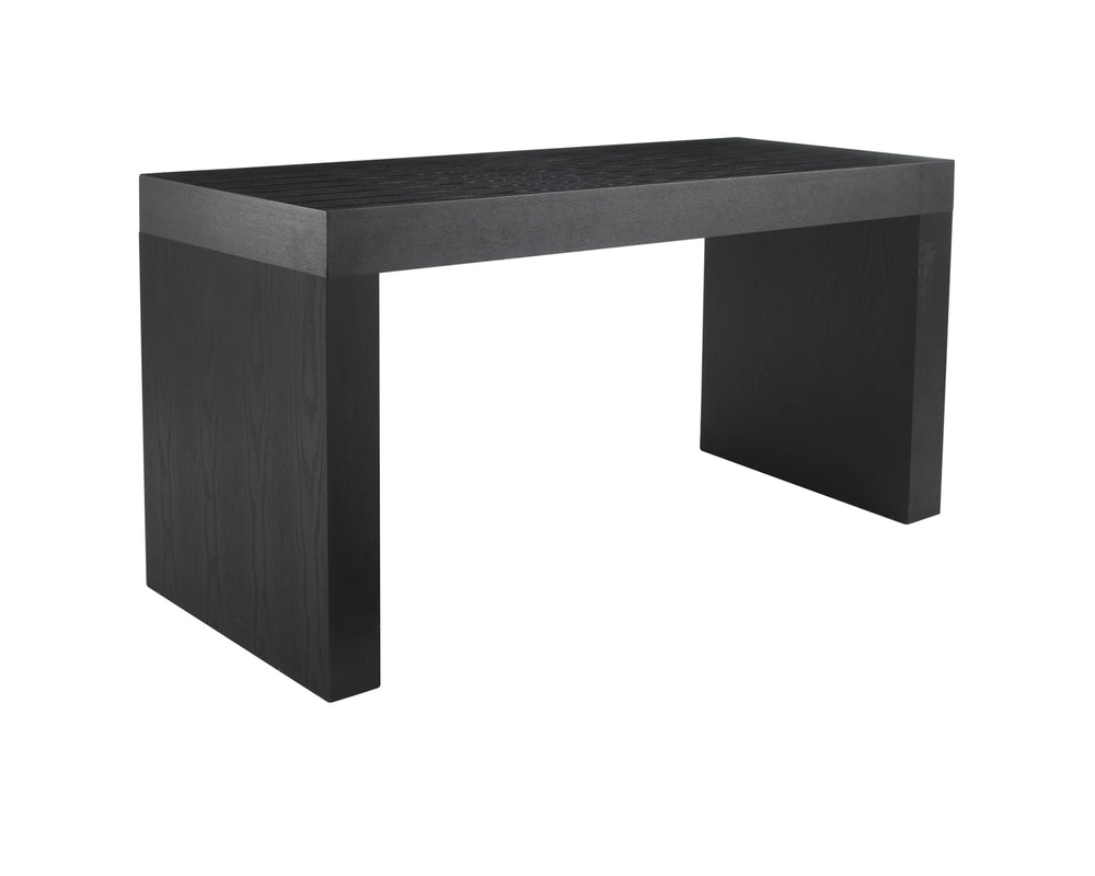 Sunpan Faro Urban Counter Table - Stylish Matte Finish, Room for Stools, Versatile Design for Any Space Black