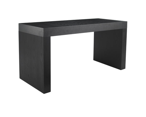 Sunpan Faro Urban Counter Table - Stylish Matte Finish, Room for Stools, Versatile Design for Any Space Black