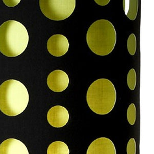 Homeroots 66" Steel Novelty Floor Lamp With Black And Green Drum Shade  Metal 431771