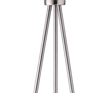 HomeRoots 59" Tripod Floor Lamp with Drum Shade - Modern Design for Living Rooms, Bedrooms, or Offices White 431786