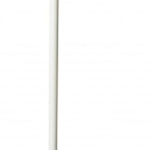 HomeRoots 73" White LED Torchiere Floor Lamp - Modern Uplight Illumination for Living Room & Home Office Style Matte White 431826