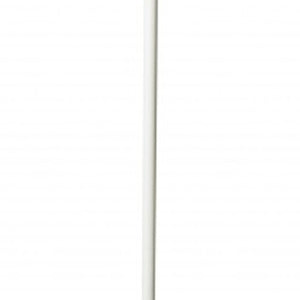 HomeRoots 73" White LED Torchiere Floor Lamp - Modern Uplight Illumination for Living Room & Home Office Style Matte White 431826