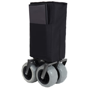 English Elm Multi-functional All-terrain Folding Wagon with Balloon Tires and 300l Outdoor Capacity W2932P317114