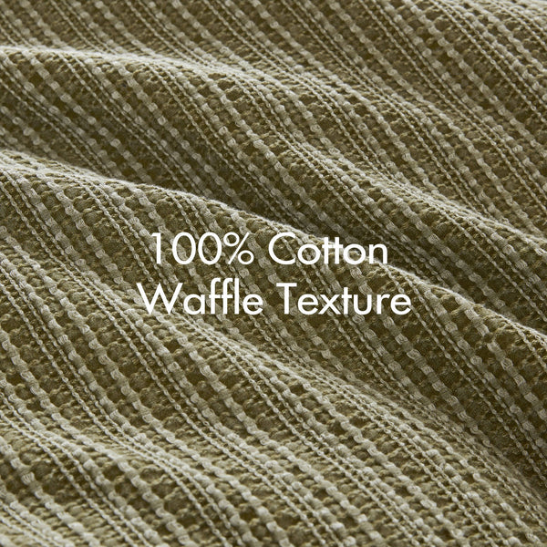 English Elm 3PCS King Comforter Set – Plush Washed Microfiber Comforter & Shams, Hypoallergenic 100% Poly Fill Luxury Green 11.5 L x 9.5 W x 9 H B035P341119