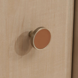 English Elm Storage Credenza Brown Finish with Full-Extension File Drawer, Cord Management, Adjustable Shelf, Durable 70.9" L B356P402753