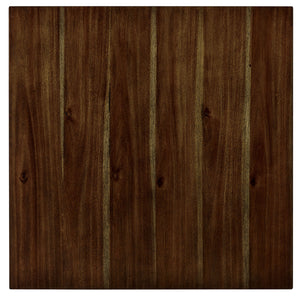 English Elm Transitional Counter Height 3pc Dining Set with USB Charging, Storage Shelves & Padded Seats Dark Brown,Walnut 40 L x 40 W x 12 H B2741P383857