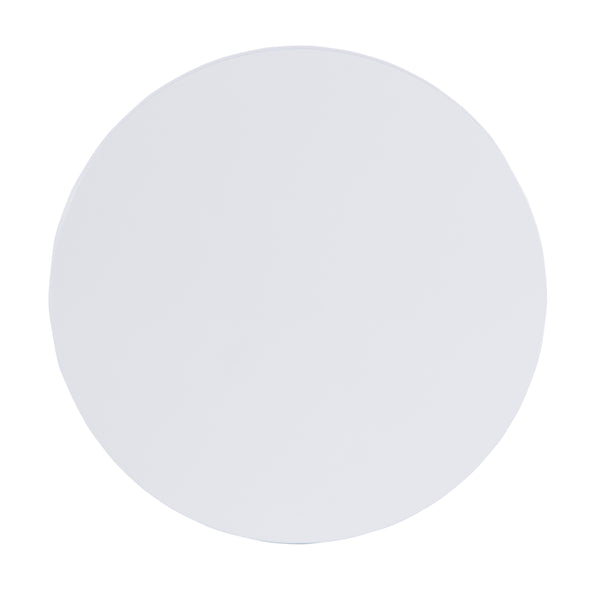 Butler Specialty Landon Outdoor Round Metal Pedestal Side Table - Elevate Your Space With Timeless Style And Durability Ivory Aluminum 4325472-butler