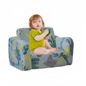 English Elm Toddler Modular Foam Play Couch Set for Kids — Compact Foldable Baby Sofa, Safe Durable, Easy-Clean (14.96x7.68x7.68) W1183P229938