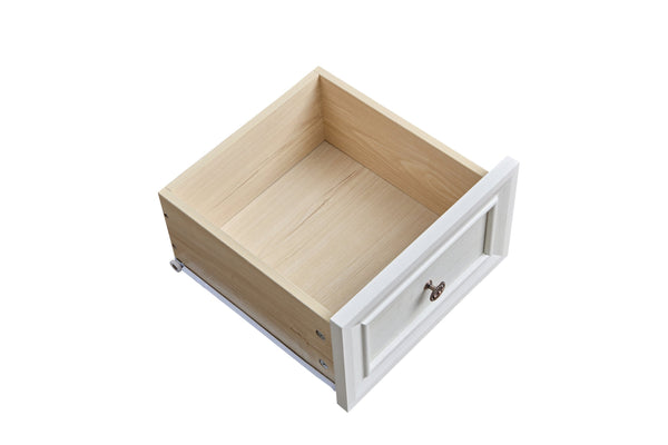 English Elm Farmhouse 5-Drawer Dresser Chest - Rustic Wooden Storage Organizer For Bedroom & Living Spaces W2393P252363