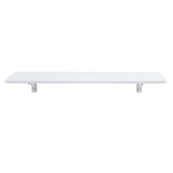 English Elm Laundry Room Wall Mounted Fold Down Table Steel Brackets Eco Wood Space Saving W3875P373145