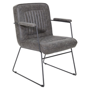 OSP Home Furnishings GT Chair Charcoal