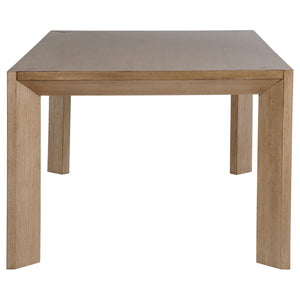 English Elm Natural Brown Ash Veneer Rectangular Dining Set with Six Ladder Back Upholstered Chairs B062S01818