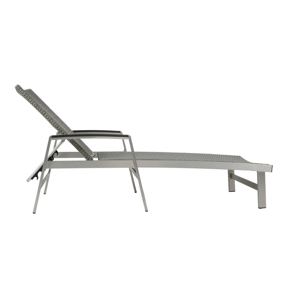 English Elm Christopher Knight Home® - Oxton Chaise Lounge – Durable Outdoor Seating With Breathable Mesh & Timeless Bungalow Style In Grey N775P210069G