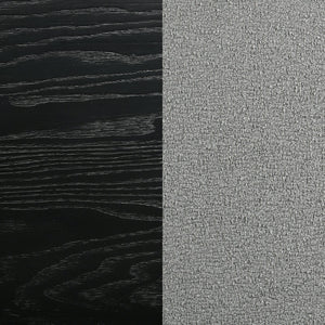 English Elm Anser Queen Panel Bed In Black And Gray With Gold Metal Legs – Modern Glam For Stylish Bedrooms B062S01252