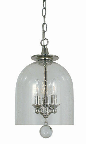 Framburg 3-light Mini-chandelier: Classic Urn Design For Elegant Spaces, Made In The Usa, Versatile Lighting Solution Polished Nickel Metal 4353 Pn