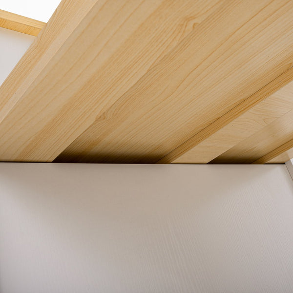 English Elm K&K Extendable Kitchen Island with Dining Table, 51.2" Seating for 2-6, Power Hub & Double Storage White Oak N707S000010W