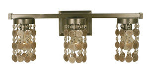 Framburg 3-light Elegant Crystal And Mica Sconce - Usa-made Fixture For Warmth And Glamour In Any Space Brushed Nickel Metal 4363 Bn