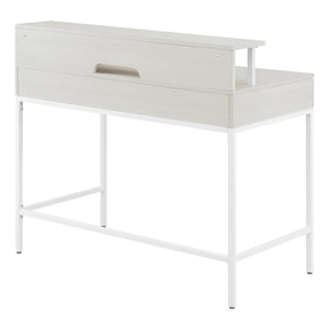 OSP Home Furnishings Contempo 40" Desk White Oak