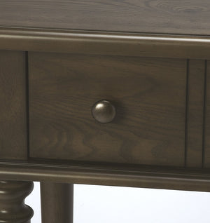 Butler Specialty Talia Spacious Rectangular Wood Console Table With 2 Drawers And Open Shelf For Entryway & Living Room Dark Brown Rubberwood Solids,Ash Veneer,Mdf,Antique Brass Finished Steel Hardware 4375403-butler