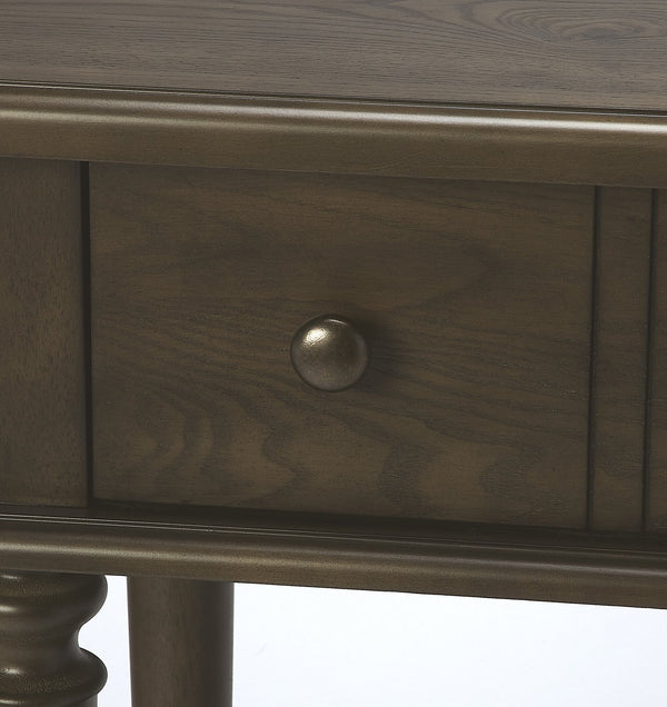 Butler Specialty Talia Spacious Rectangular Wood Console Table With 2 Drawers And Open Shelf For Entryway & Living Room Dark Brown Rubberwood Solids,Ash Veneer,Mdf,Antique Brass Finished Steel Hardware 4375403-butler