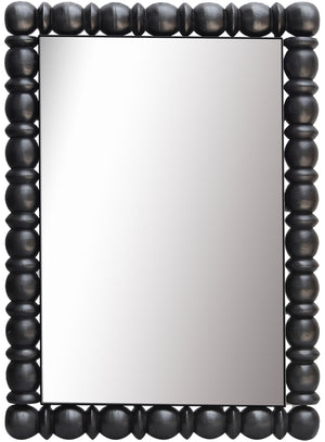 Aubrey Black Mirror 437Black-36M Meridian Furniture