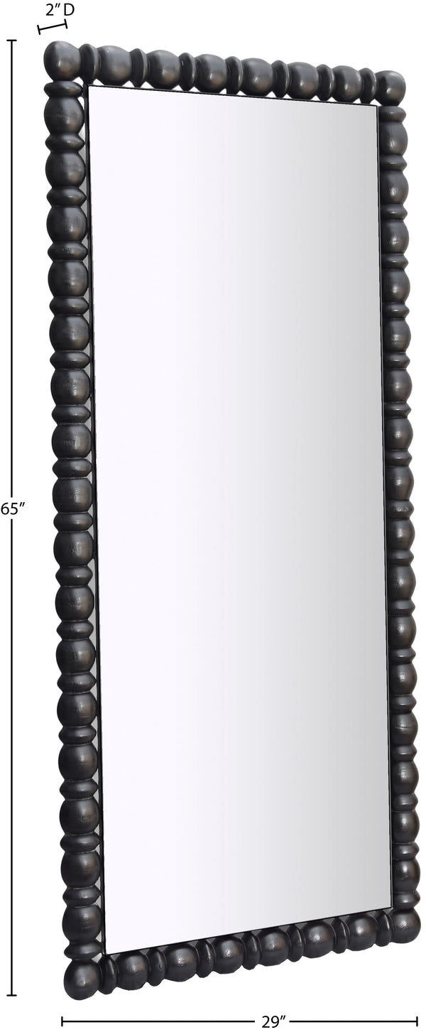 Aubrey Black Mirror 437Black-65M Meridian Furniture