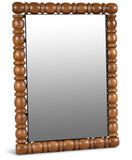 Aubrey Brown Mirror 437Brown-36M Meridian Furniture