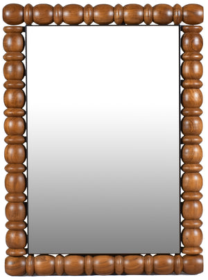 Aubrey Brown Mirror 437Brown-36M Meridian Furniture