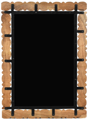 Aubrey Brown Mirror 437Brown-36M Meridian Furniture