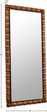 Aubrey Brown Mirror 437Brown-65M Meridian Furniture