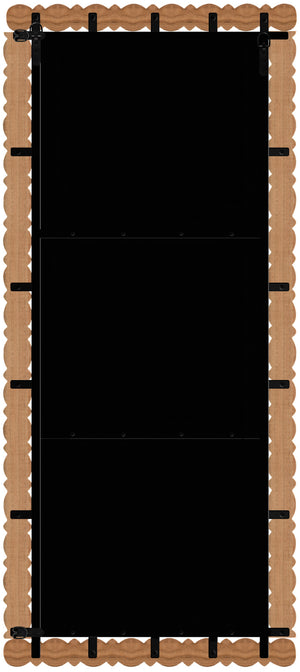 Aubrey Brown Mirror 437Brown-65M Meridian Furniture