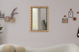 Aubrey Bleached Natural Oak Mirror 437Oak-36M Meridian Furniture