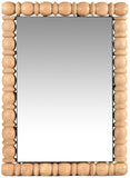 Aubrey Bleached Natural Oak Mirror 437Oak-36M Meridian Furniture