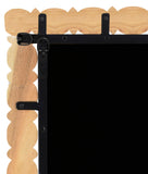 Aubrey Bleached Natural Oak Mirror 437Oak-36M Meridian Furniture