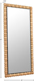 Aubrey Bleached Natural Oak Mirror 437Oak-65M Meridian Furniture