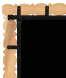 Aubrey Bleached Natural Oak Mirror 437Oak-65M Meridian Furniture