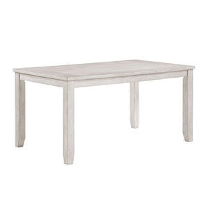English Elm Modern Farmhouse Rectangular Dining Table Seats 6 Acacia Wood Distressed Finish B011P416558