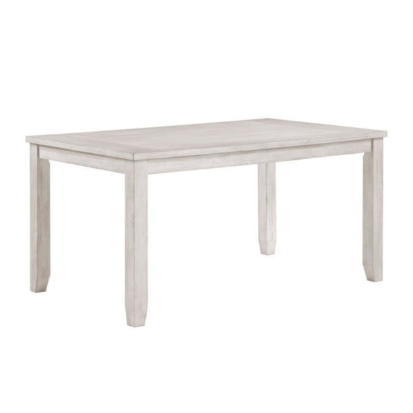 English Elm Modern Farmhouse Rectangular Dining Table Seats 6 Acacia Wood Distressed Finish B011P416558