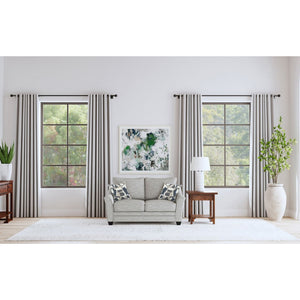 English Elm Lido Boucle Upholstered Loveseat with Flared Arms for Modern Living Spaces B062P451807
